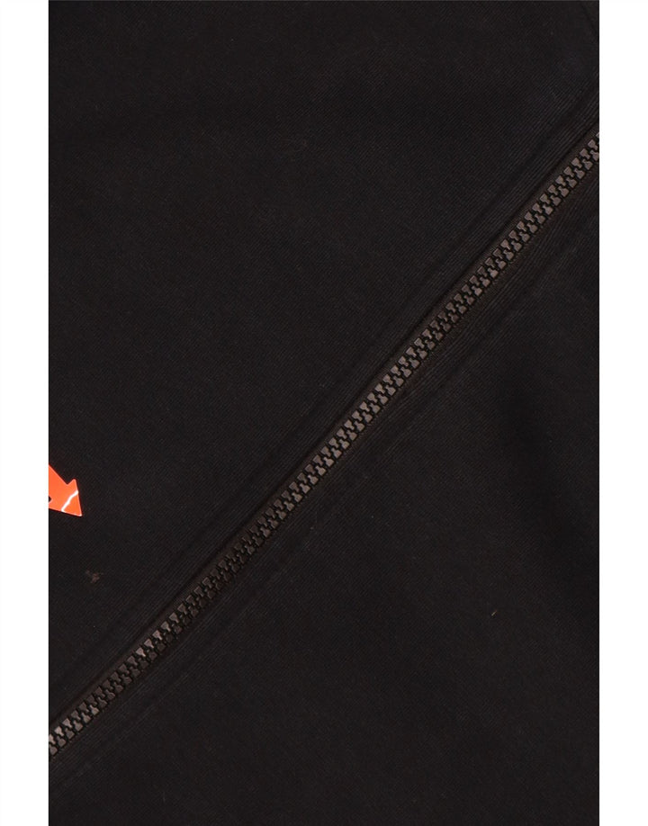 NIKE Herren-Kapuzenpullover mit Reißverschluss, mittelschwarz, Baumwolle