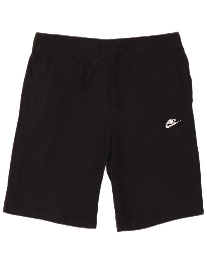 Nike Herren-Sportshorts, groß, aus schwarzer Baumwolle