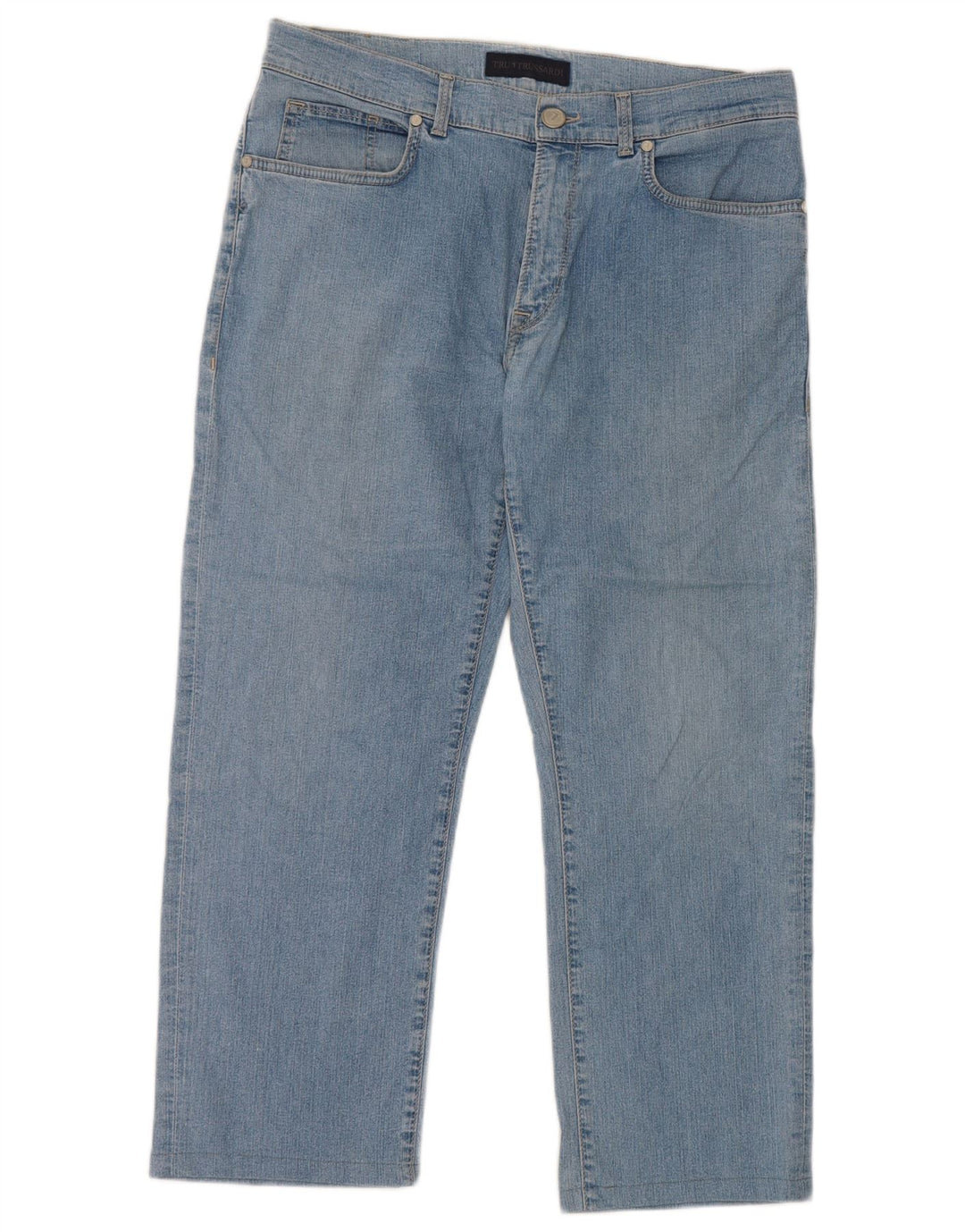 Trussardi Damen-Crop-Jeans W33 L25 Blau
