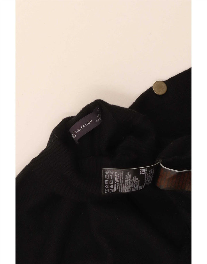 Marks & Spencer Damen-Pullover mit Rollkragen, Gr. 12, mittelschwarz