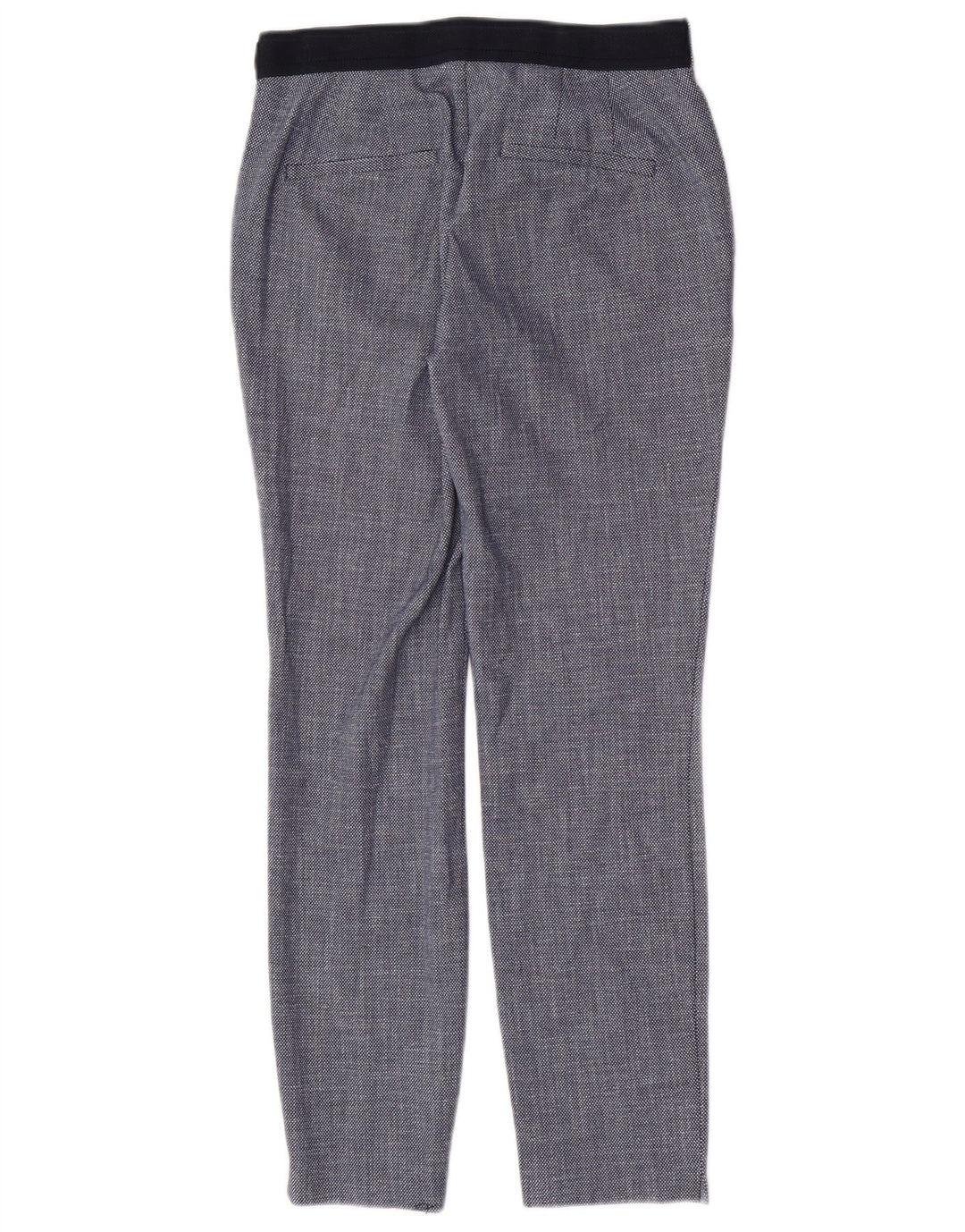 Slim-Anzughose für Damen von Zara, Größe S, W26, L27, Marineblau, geometrisches Polyester
