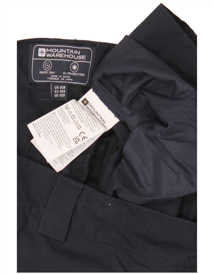 Mountain Warehouse Reguläre Herren-Cargohose, W40 L30, marineblaues Polyester