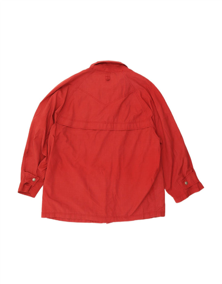 SEA BARRIER Mens Utility Jacket UK 42 XL Red