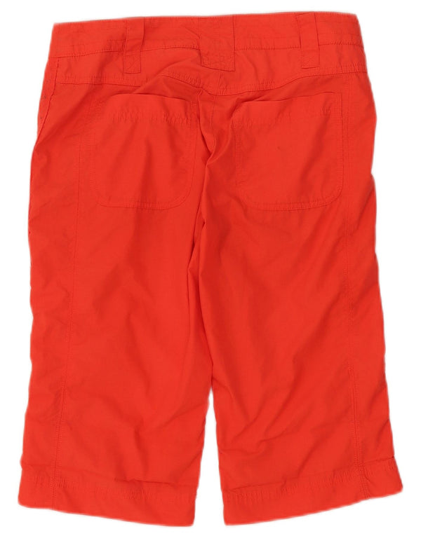 Nike Damen Bermudashorts UK 10 Small W30 Rot Polyester