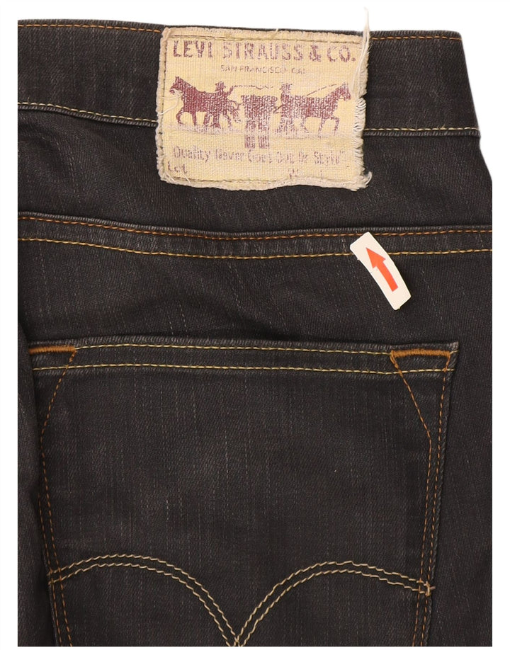 Levi's Herren 504 Straight Jeans W32 L34 Graue Baumwolle