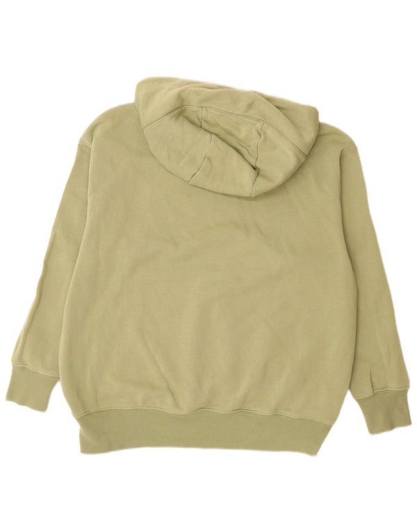 Nike Damen-Pullover mit übergroßem Kapuzenpullover, Gr. 6, XS, grüne Baumwolle
