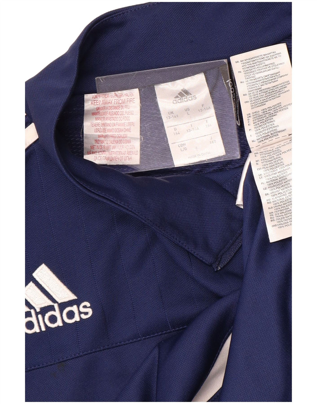 ADIDAS Climacool Pullover-Trainingsanzug für Jungen, 13–14 Jahre, Marineblau