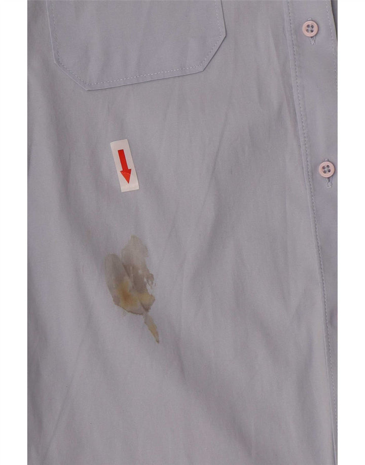 Carhartt Damen Kurzarmhemd UK 8 Small Blau