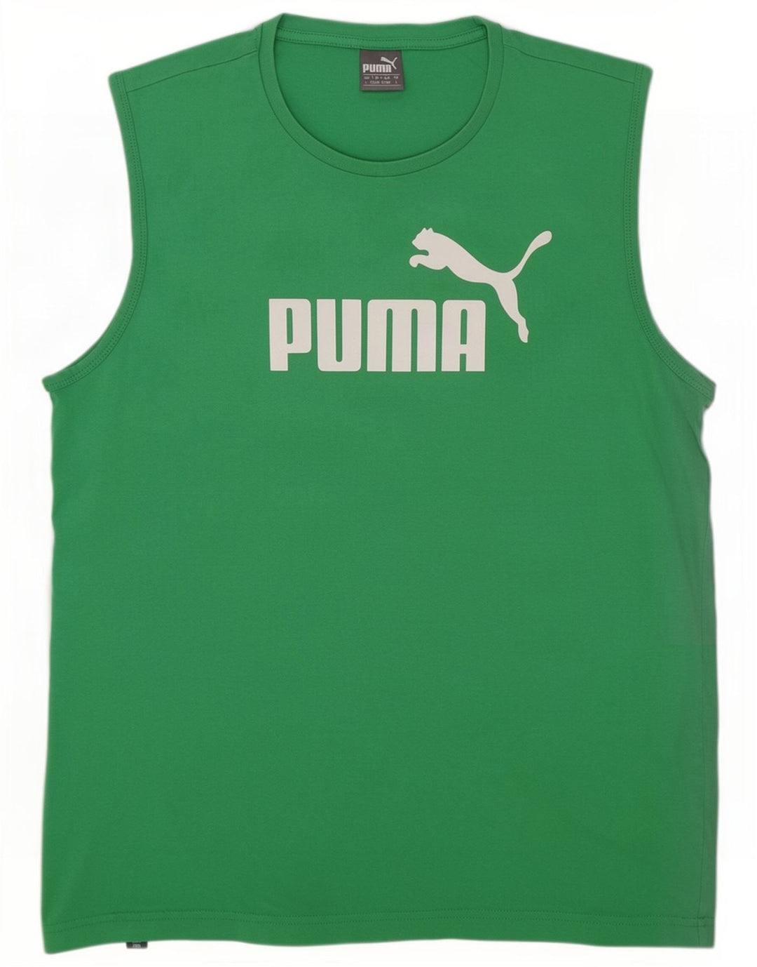 Puma Herren Graphic Vest Top Large Grün