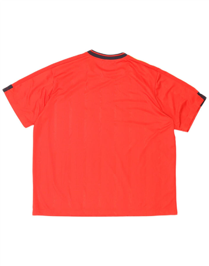 Adidas Herren Grafik T-Shirt Top 2XL Rot