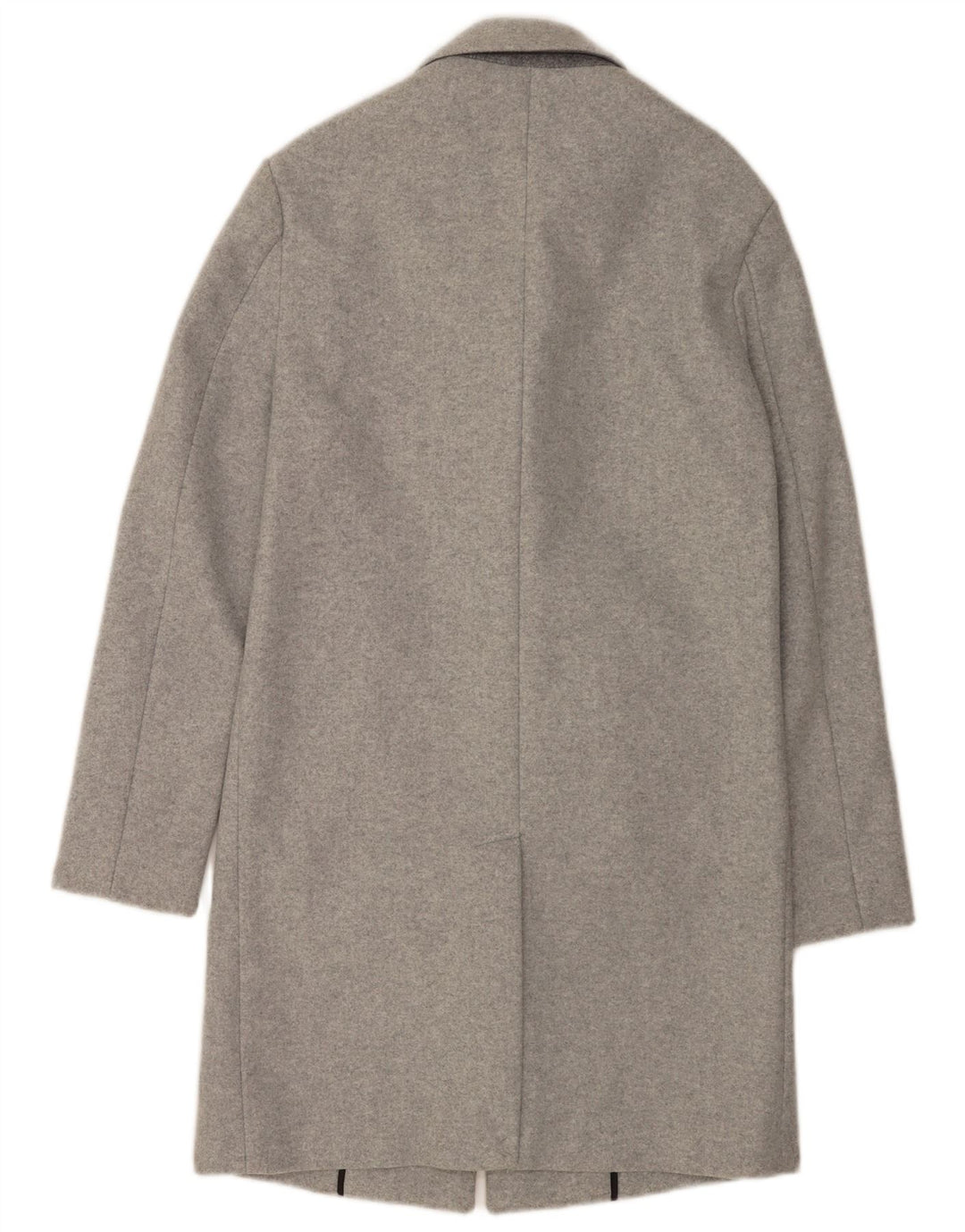 Zara Herrenmantel UK 34 XS Grau meliertes Polyester