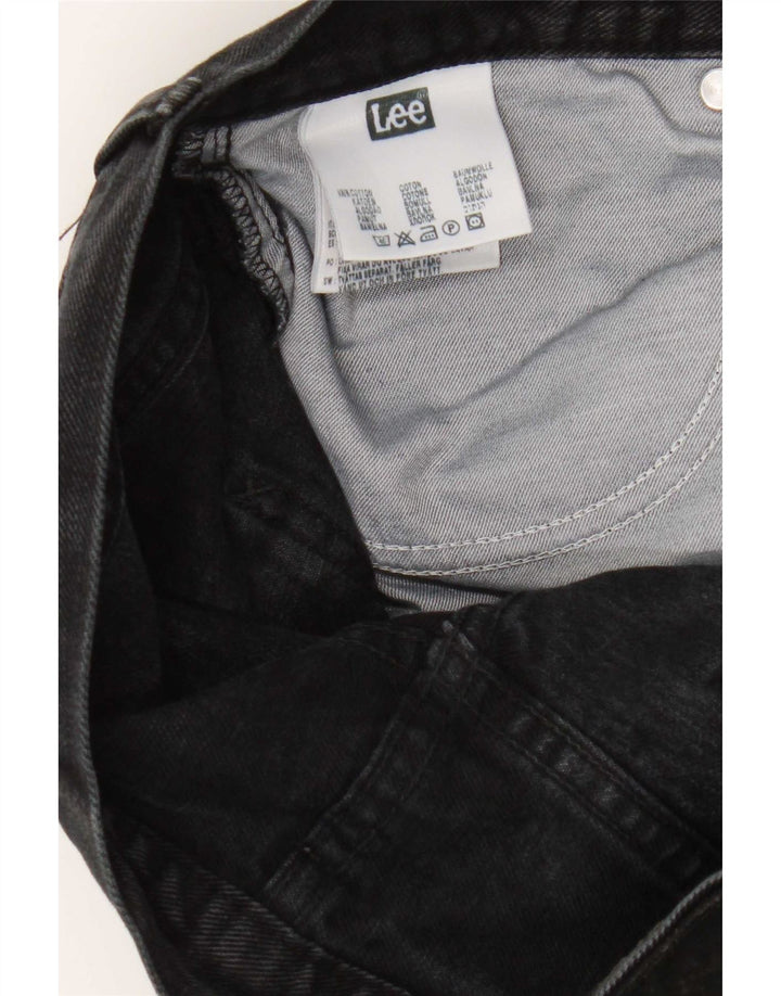 Lee Herren Denver Bootcut Jeans W34 L30 Schwarze Baumwolle