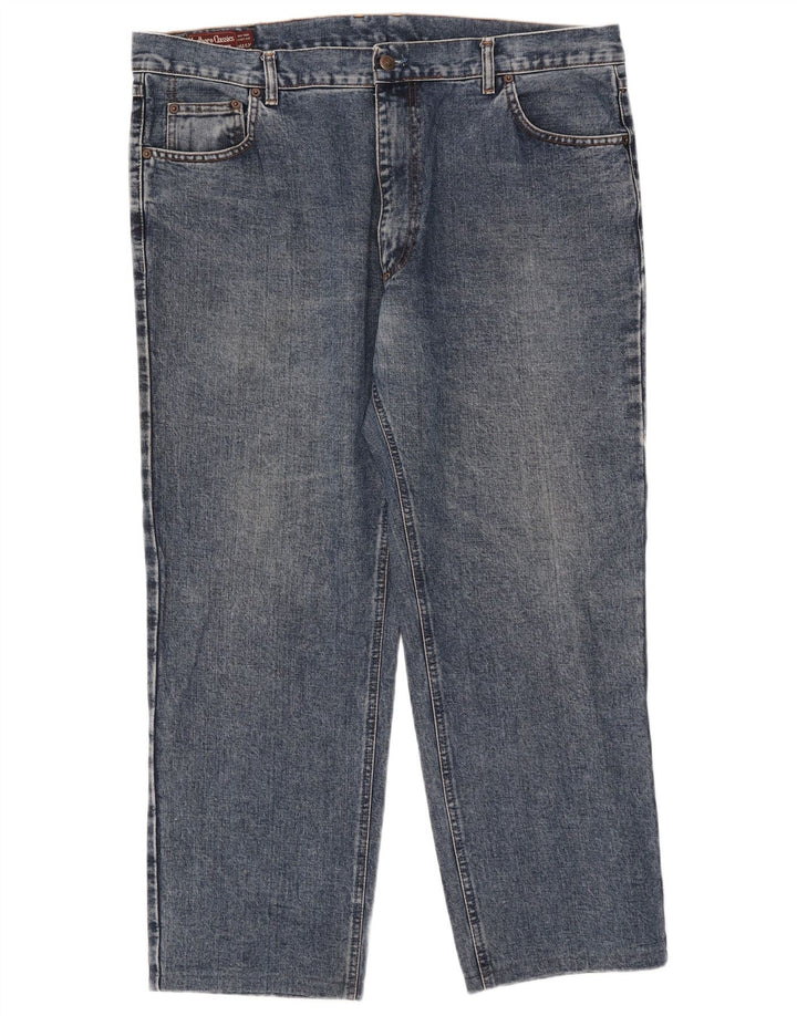 Marlboro Classics Herren Straight Jeans W42 L28 Blau