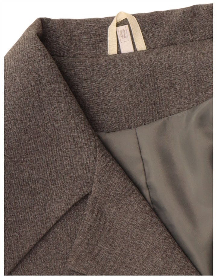 Vintage Damen Mantel IT 42 Mittelgrau