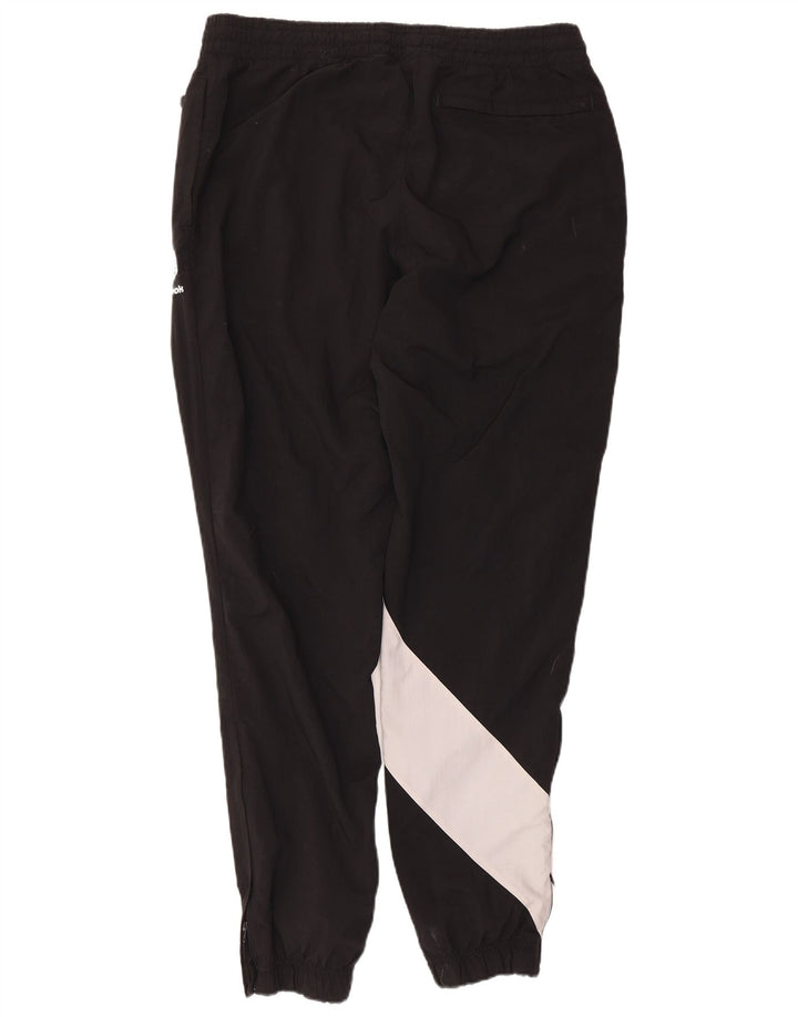 Reebok Herren-Trainingshose, Jogginghose, XL, Schwarz, Colourblock-Polyester