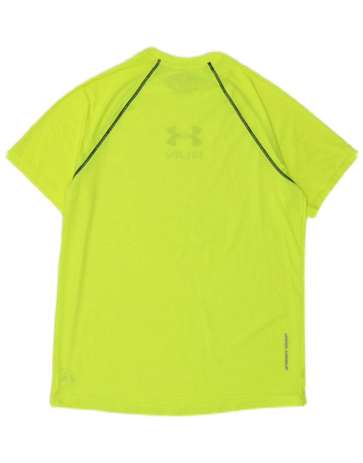 UNDER ARMOUR Herren Heat Gear Graphic T-Shirt Top Mittelgrünes Polyester