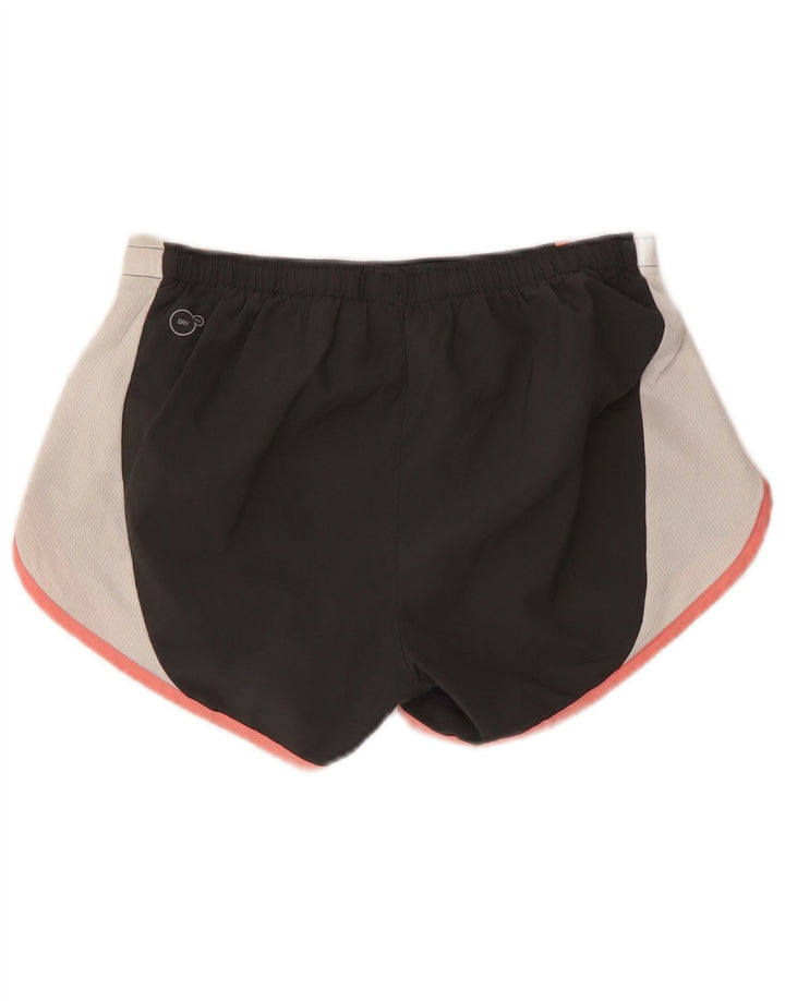 PUMA Damen Sportshorts UK 10 Small Schwarz Colourblock Polyester