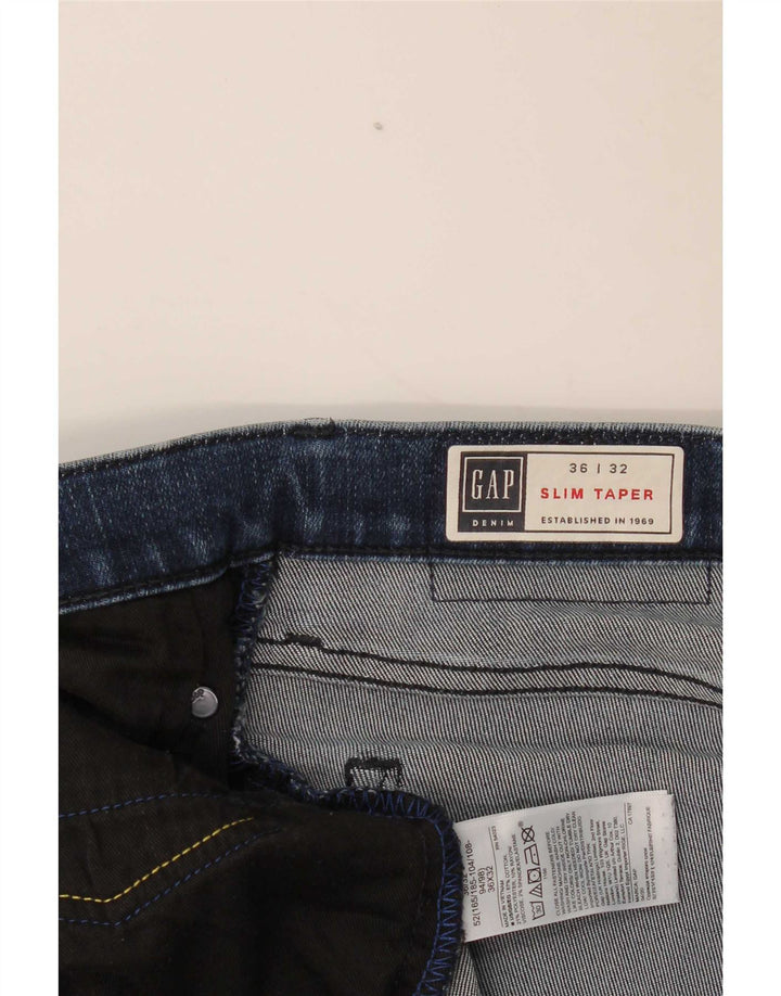 Gap Herren Slim Tapered Jeans W36 L32 Blaue Baumwolle