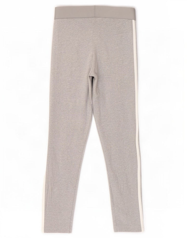 Adidas Damen Leggings UK 8/10 Small Grau
