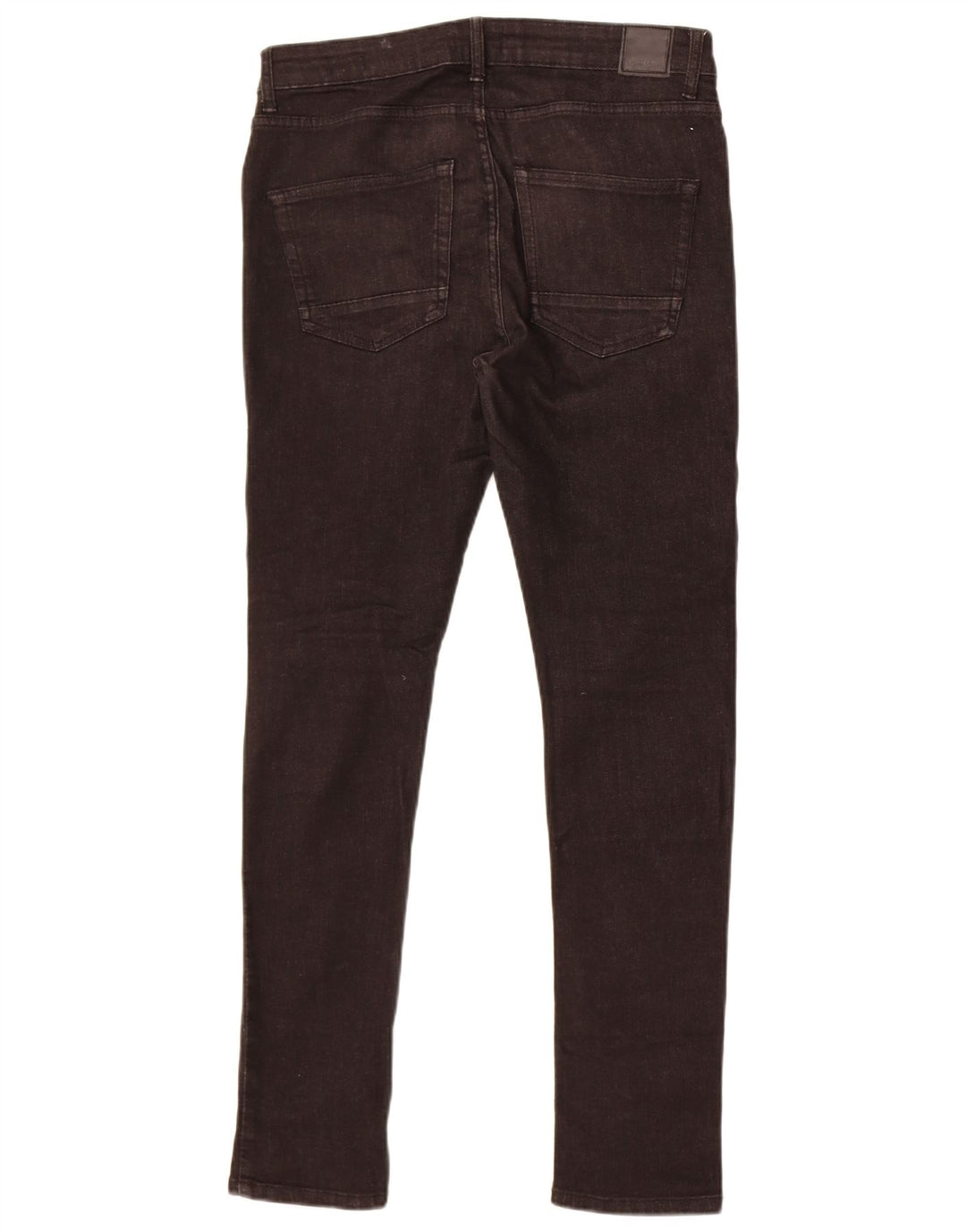 Bench Herren Skinny Jeans W32 L32 Schwarze Baumwolle