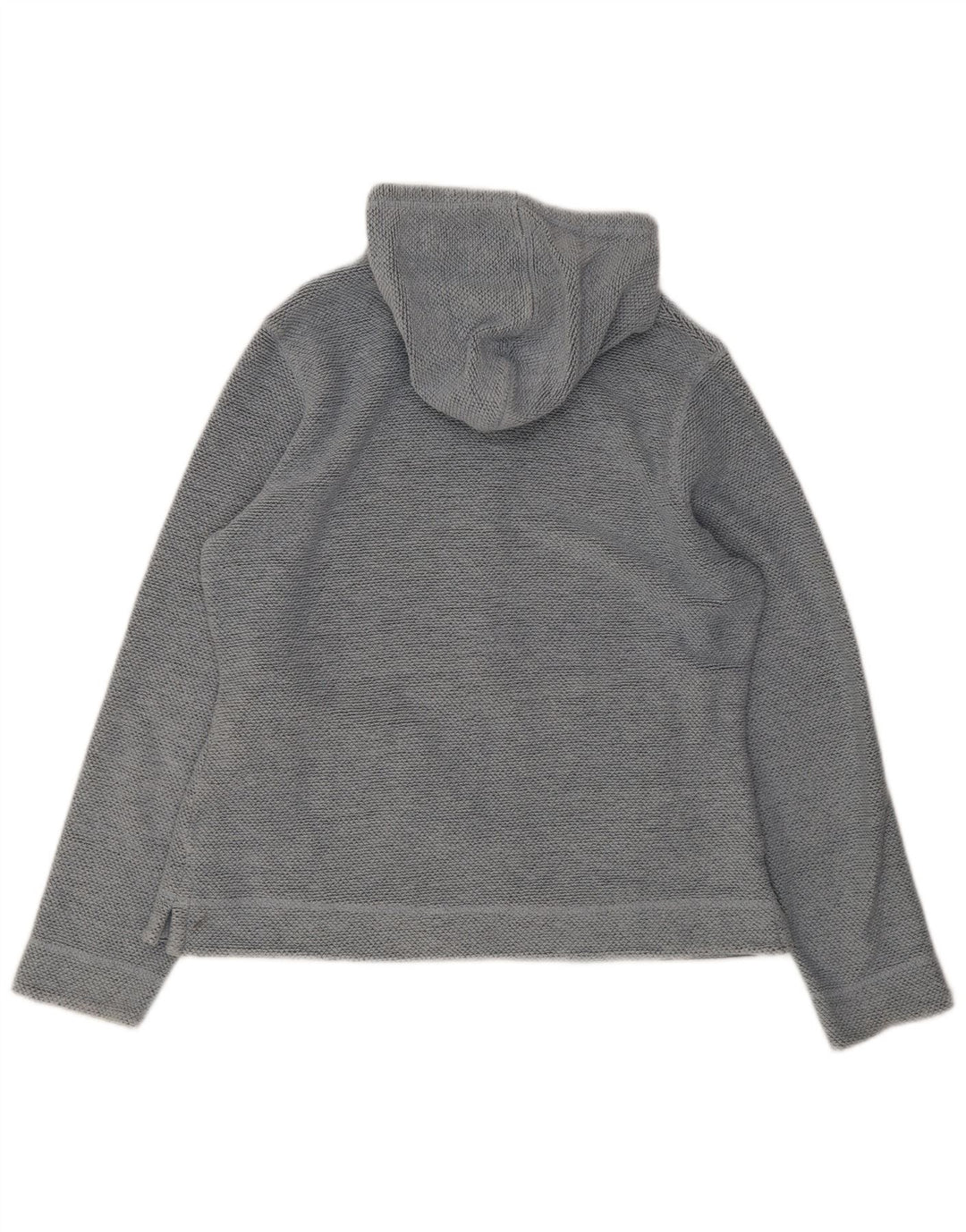 Weird Fish Damen-Kapuzenpullover mit Reißverschluss, UK 14, mittelblaue Baumwolle