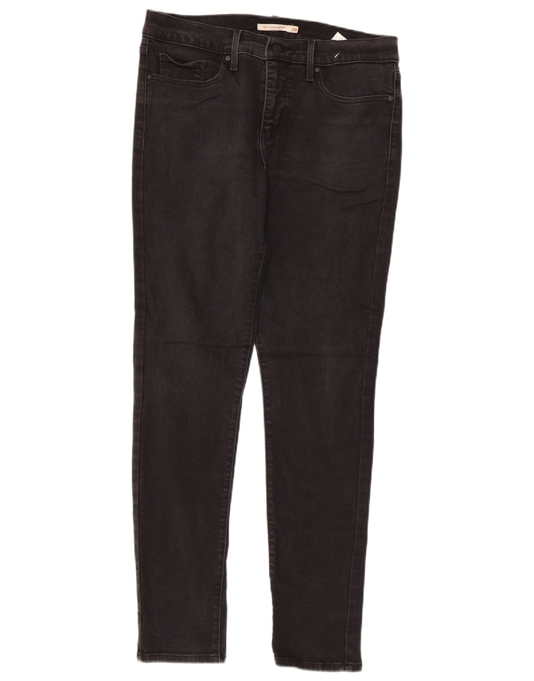Levi's Damen 311 Shaping Skinny Jeans W29 L30 Schwarze Baumwolle
