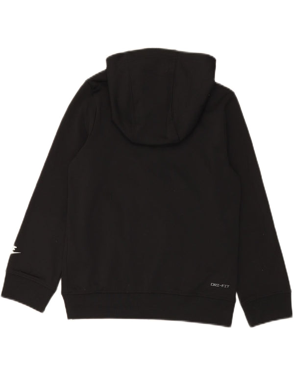 Nike Dri Fit Graphic Zip Hoodie für Jungen, 8–9 Jahre, Größe S, Schwarz