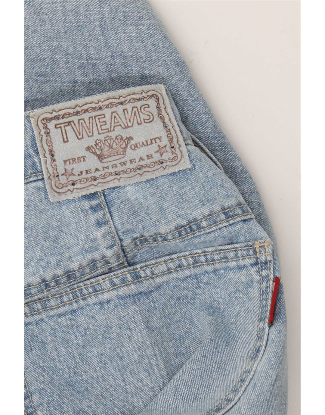 Vintage Damen Tapered Jeans W28 L30 Blau