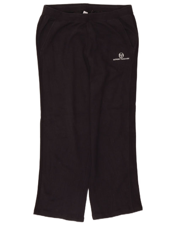 Sergio Tacchini Damen Trainingshose UK 16 Large Marineblau Baumwolle