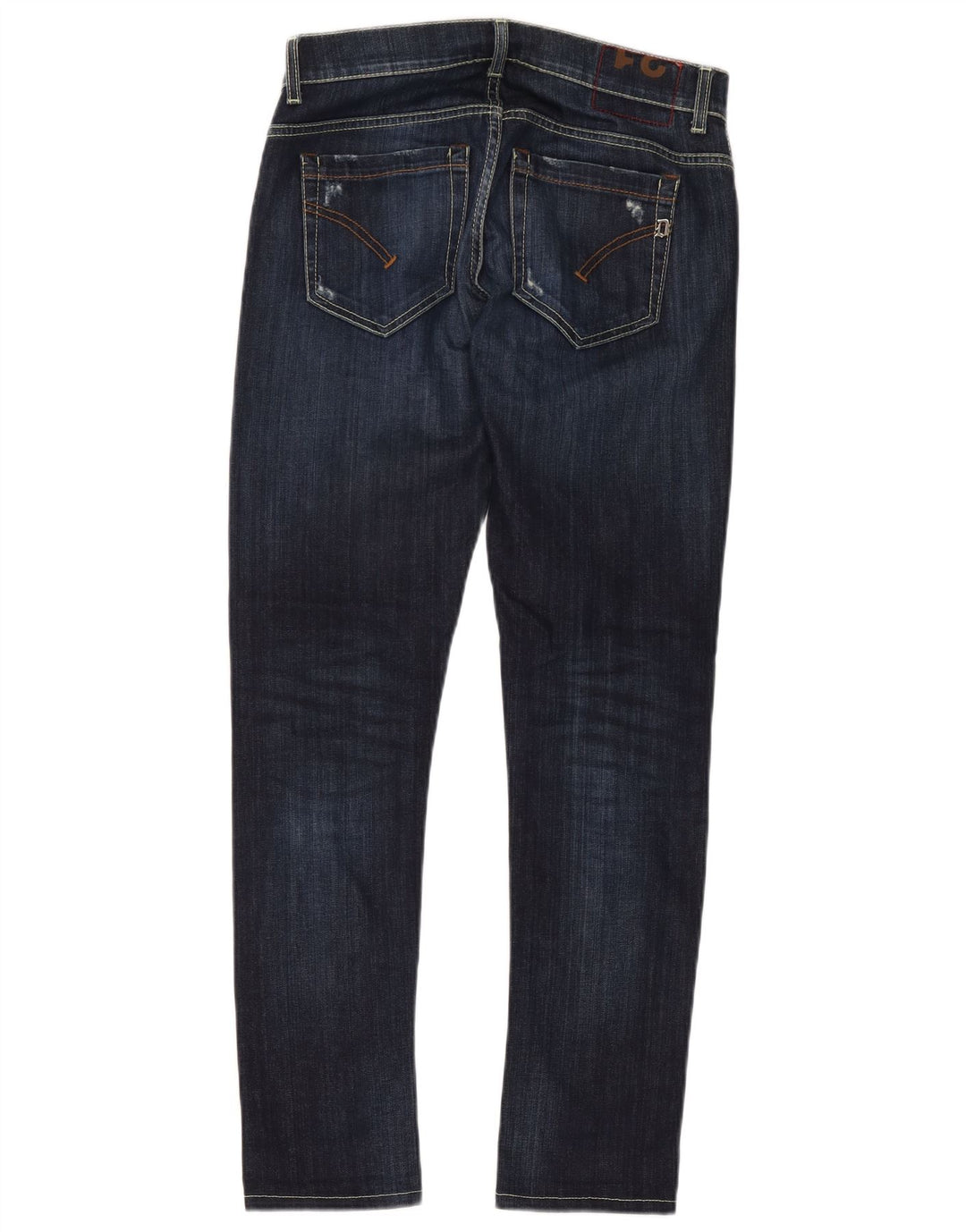 Dondup Herren Slim Jeans W31 L30 Marineblau Baumwolle