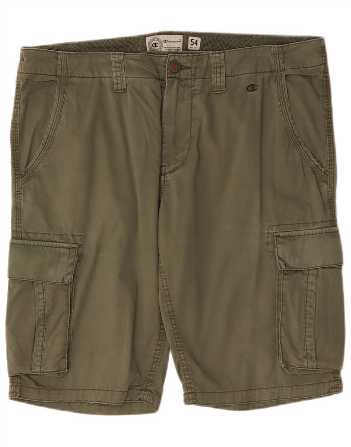 Champion Herren Cargoshorts IT 54 2XL W38 Khaki Baumwolle