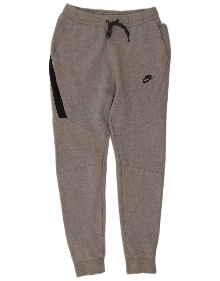Nike Herren-Trainingshose, Jogginghose, Größe S, graue Baumwolle