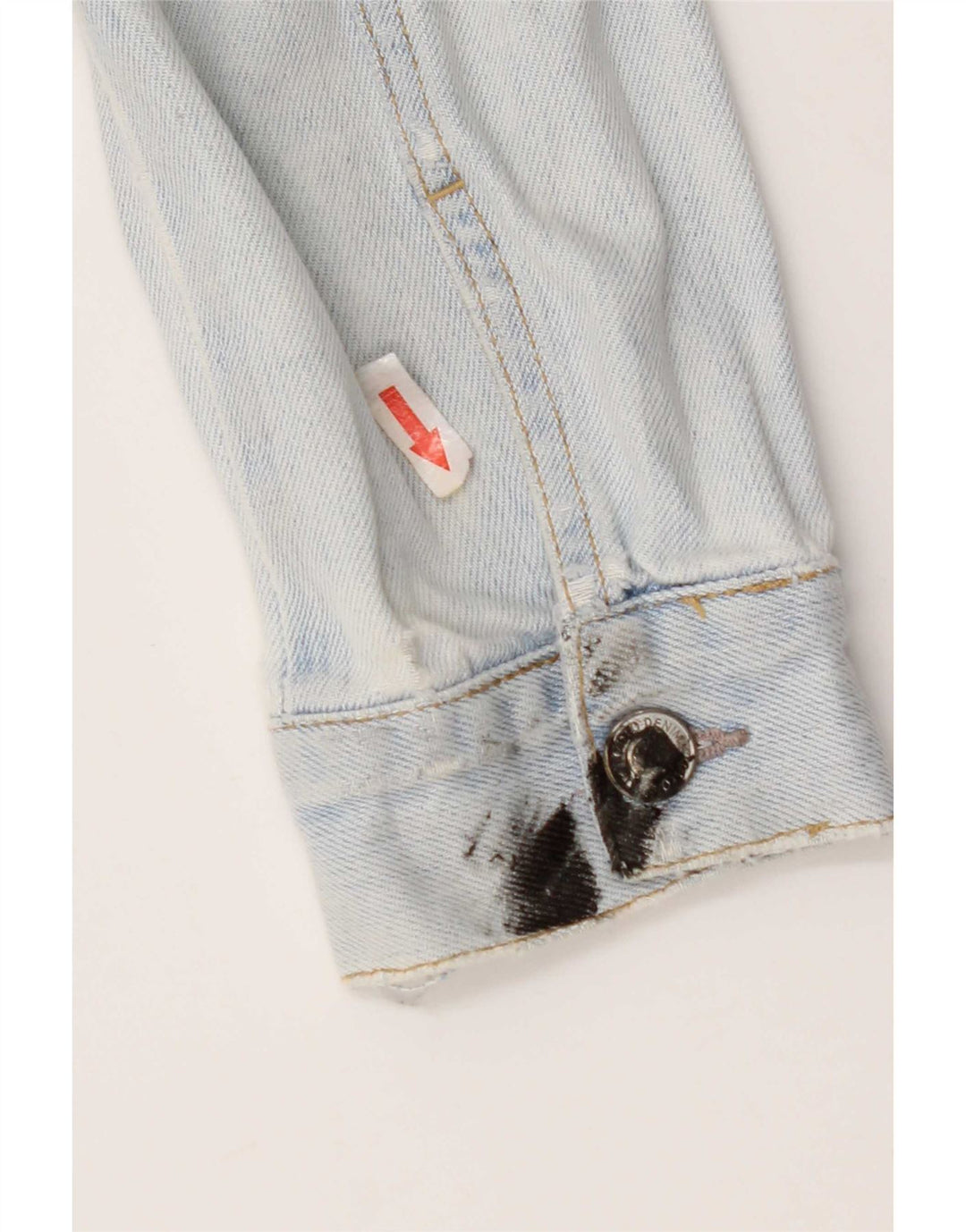 Topshop Damen Jeansjacke UK 10 Small Blaue Baumwolle