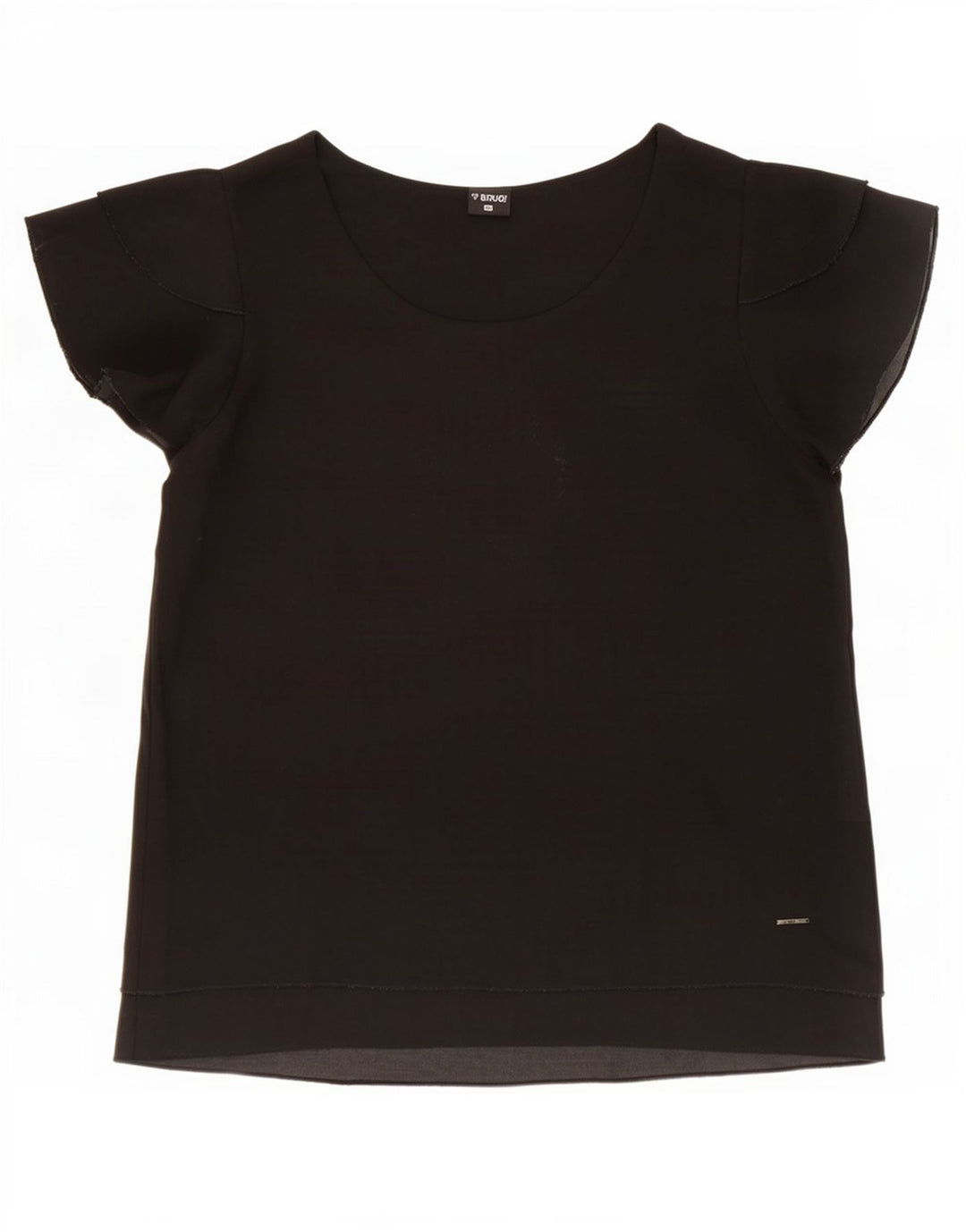 Brugi Damen Bluse Top UK 18 XL Schwarz