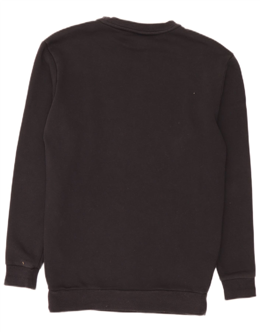 Ellesse Herren-Sweatshirt mit Grafik, XS, schwarze Baumwolle