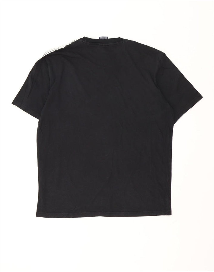 Champion Herren-T-Shirt mit Grafik, groß, Schwarz, Farbblock