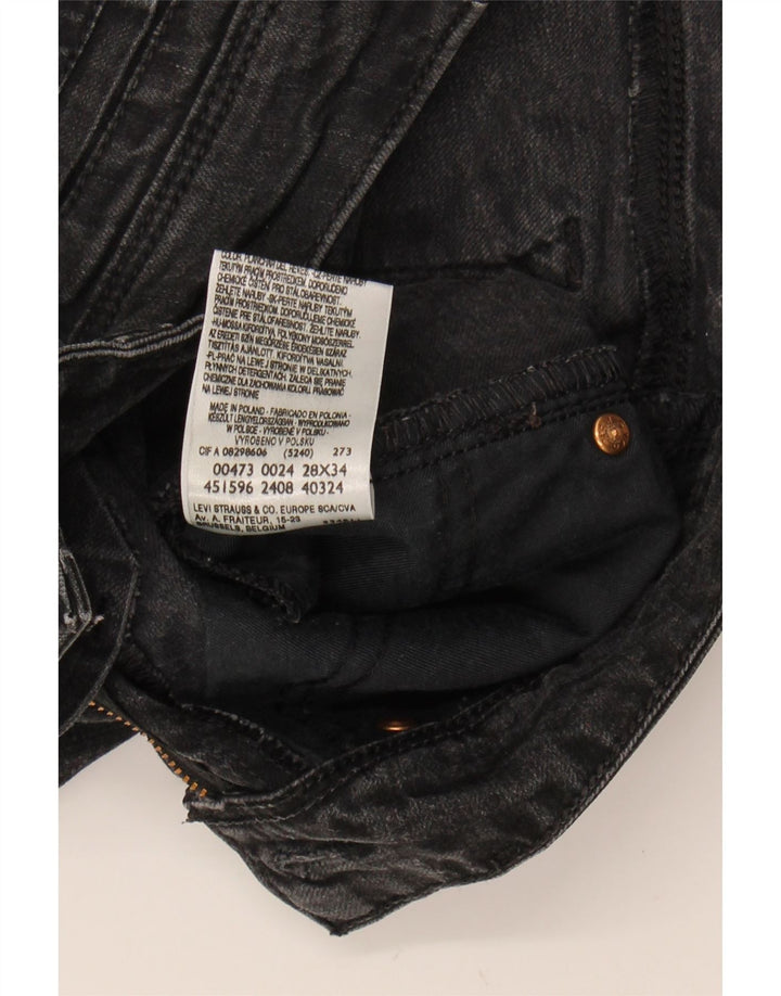 LEVI'S Womens 473 Skinny Jeans W28 L30 Grey Cotton Vintage Levi's and Second-Hand Levi's from Messina Hembry 