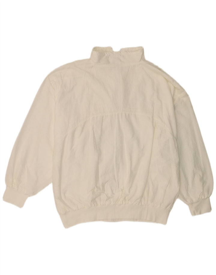 Trigema Herren-Trainingsanzug-Oberteil, Jacke, XL, weißes Nylon