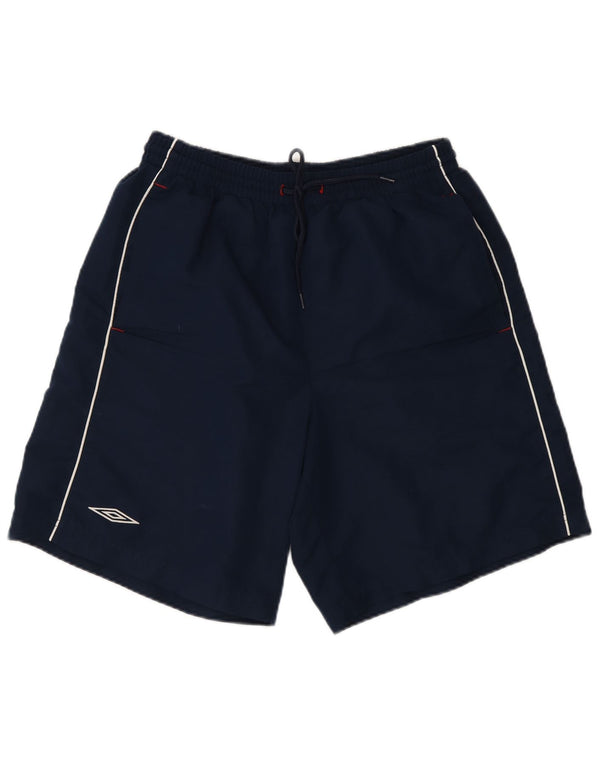 Umbro Herren Graphic Sport Shorts Medium Marineblau Polyester