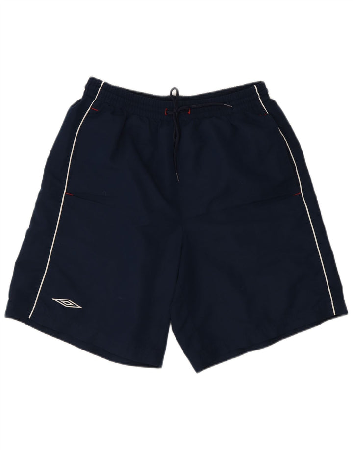 Umbro Herren Graphic Sport Shorts Medium Marineblau Polyester