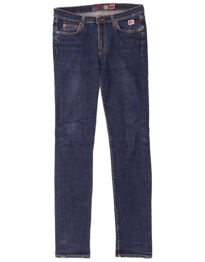 Roy Rogers Herren Slim Jeans W32 L36 Blaue Baumwolle
