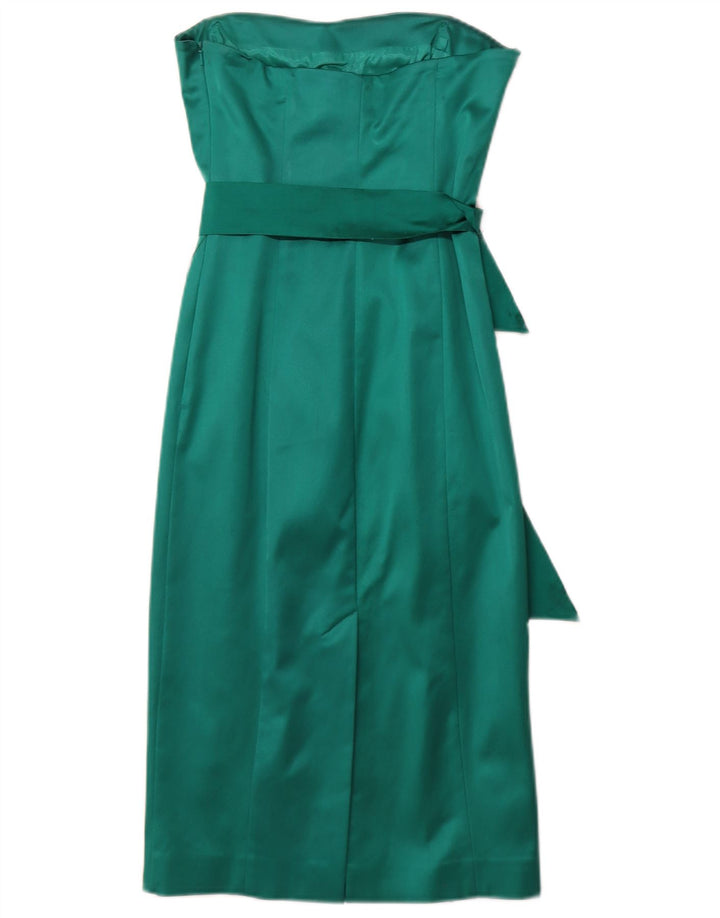COAST Trägerloses Damenkleid, Größe S, Gr. 8, Grün, Acetat