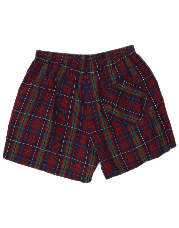Vintage Herren Sport Shorts Klein W28 L5 Mehrfarbig kariert