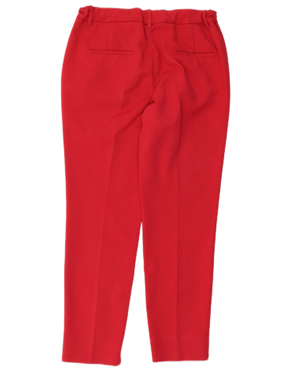 Zara Slim Chino-Hose für Damen, groß, W30, L27, rosa Baumwolle