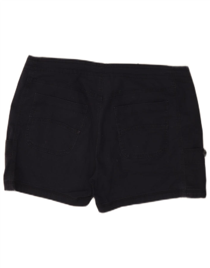 Weird Fish Damen Cargoshorts UK 14 Large W36 Marineblaue Baumwolle