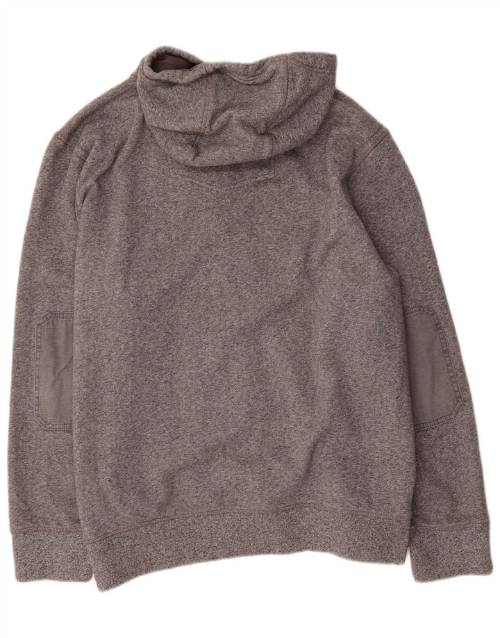 Fat Face Herren-Kapuzenpullover mit Reißverschluss, 2XL, graue Baumwolle