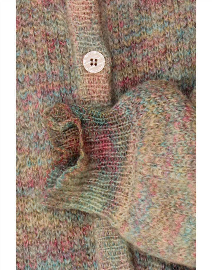 Peter Hahn Damen-Cardigan-Pullover UK 10 Small Mehrfarbig Klassisch