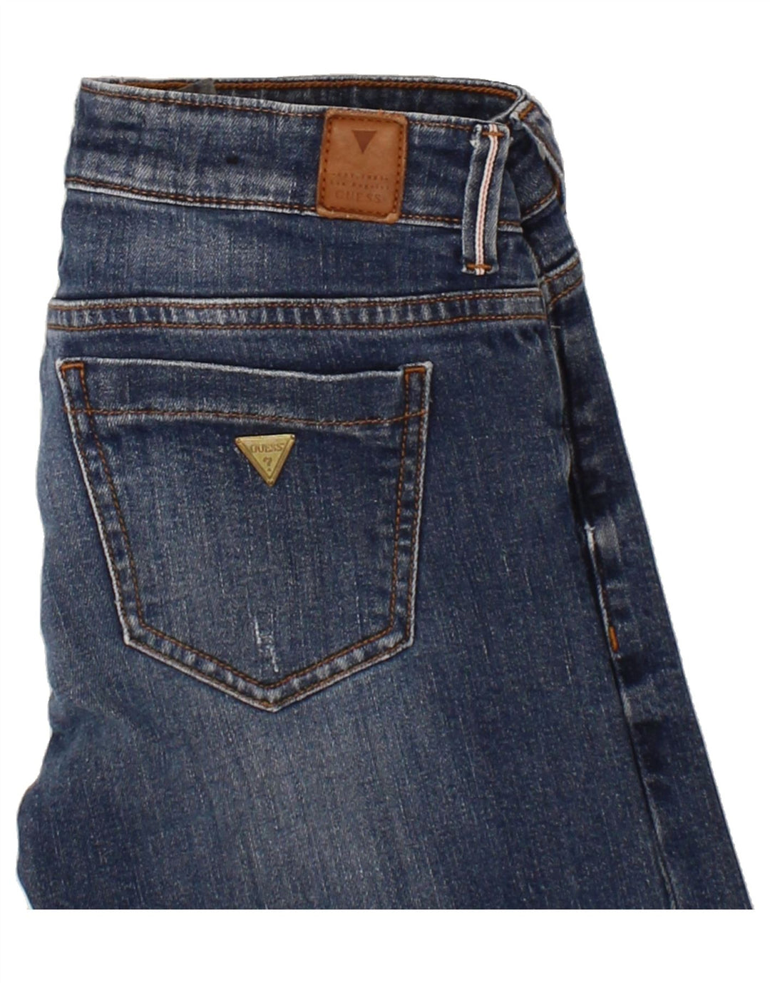GUESS Womens Skinny Jeans W25 L30 Blue Cotton Vintage Guess and Second-Hand Guess from Messina Hembry 