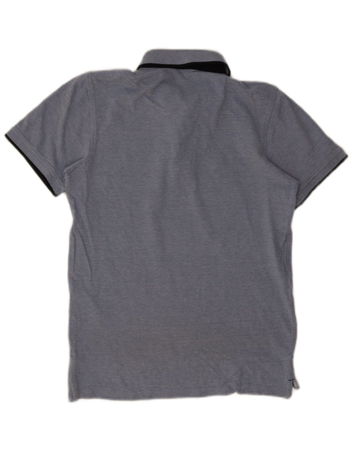 Jack & Jones Herren-Poloshirt, klein, aus blauer Baumwolle