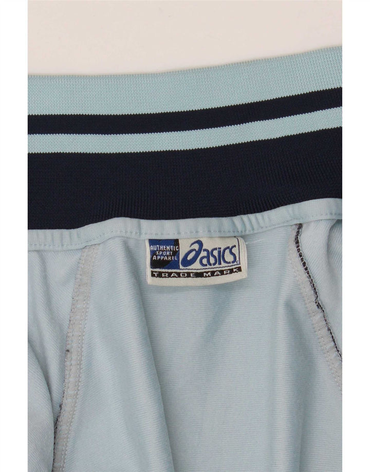 Asics Damen-Trainingsanzug-Top-Jacke UK 12 Mittelblauer Farbblock